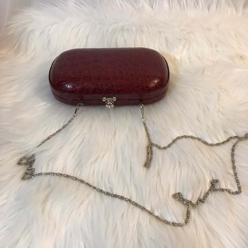 Steven‎ by Steve Madden Women’s Red Evening Bag Purse clutch party formal
